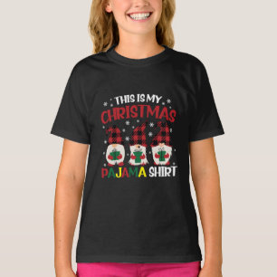 T-shirt C'est ma chemise de pyjama de Noël Famille Gnomies