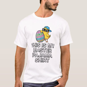 T-shirt C'est Ma Chemise de Pyjama de Pâques Poulet Œuf Ga