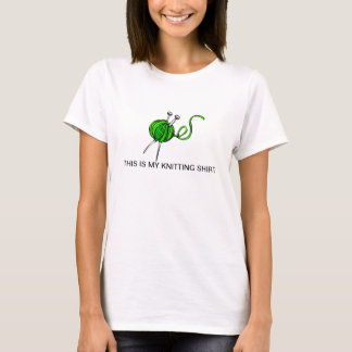 T-shirt C'est ma chemise de tricot