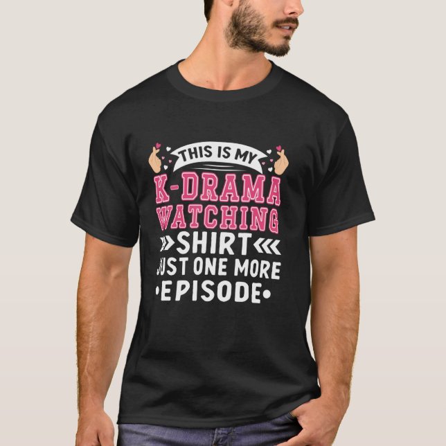 T-shirt C'Est Ma Chemise D'Observation K-Drama Juste Une A (Devant)