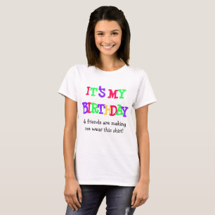 T-shirt C'est ma chemise drôle d'anniversaire