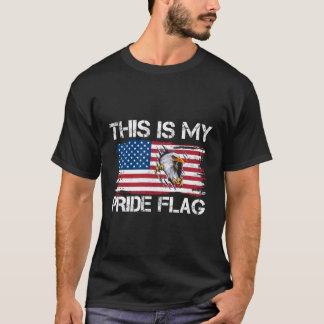 T-shirt C'Est Ma Fierté Drapeau Américain Usa 4 juillet Pa