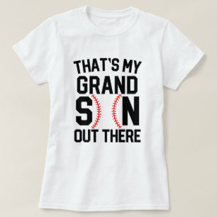T-shirt C'est ma maman de cadeau de base-ball de