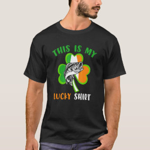 T-shirt C'est Ma Pêche Chanceuse Pour Pêcheur Saint Patric