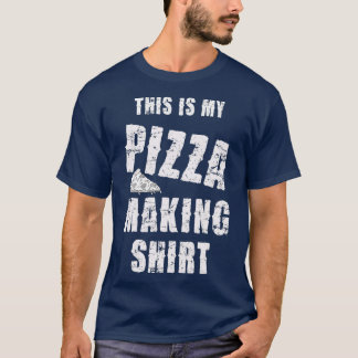 T-shirt C'est ma pizza qui fait la fête de la pizza