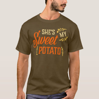 T-shirt C'est ma pomme de terre douce Je suis en train de
