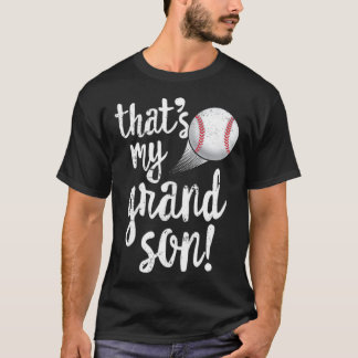 T-shirt C'est ma sorcière de mon petit-fils de baseball T