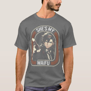 T-shirt C'est ma Waifu Drôle Petit ami Anime rétro