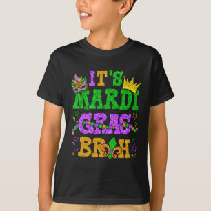 T-shirt C'est Mardi Gras Bruh Funny Mardi Gras Ados Garçon