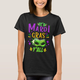 T-shirt C'Est Mardi Gras Y Toutes Les Perles De Masque Mar
