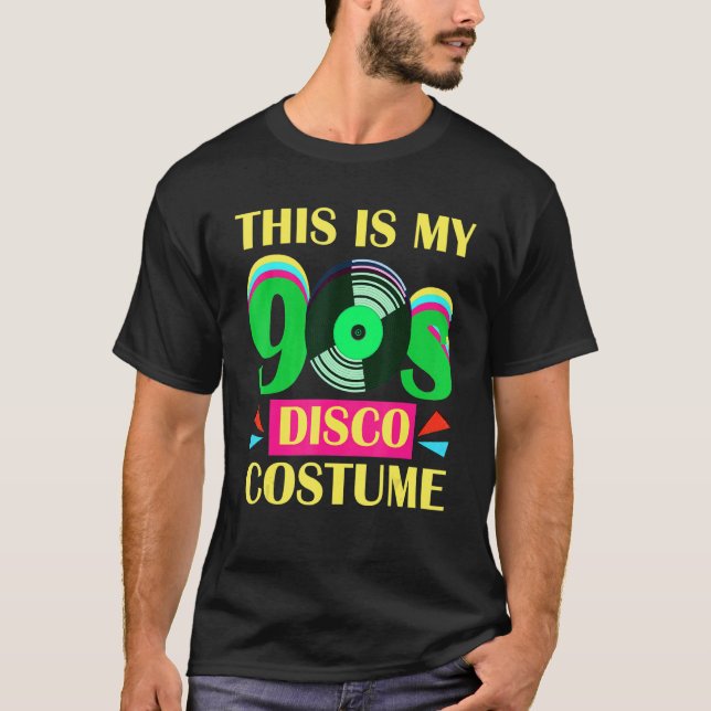 T-shirt C'Est Mes 90s Disco Costume 90s Party Retro Ninet (Devant)