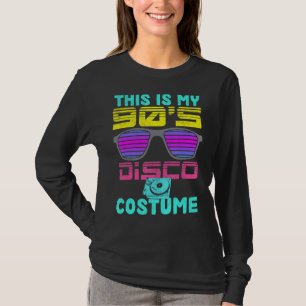 T-shirt C'Est Mes 90's Disco Costume Retro Musique Sunglas