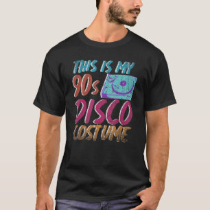 T-shirt C'Est Mes 90s Disco Costume Vinyl Music Retro Nin