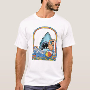 T-shirt C'Est Moi Drôle Rester Positif Attaque De Requin R
