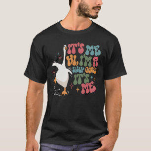 T-shirt C'est moi je suis un idiot d'oie mème Mens femmes 