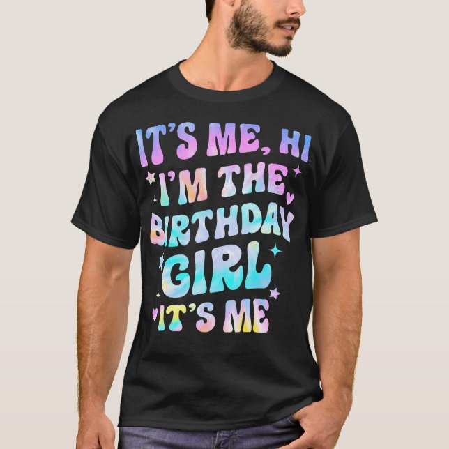 T-shirt C'est moi Salut Je suis Anniversaire Fille C'est m (Devant)