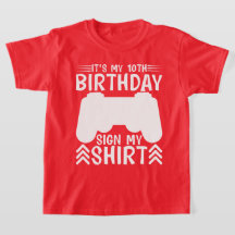 C'est mon 10e anniversaire Signer Mon Chemise Anni