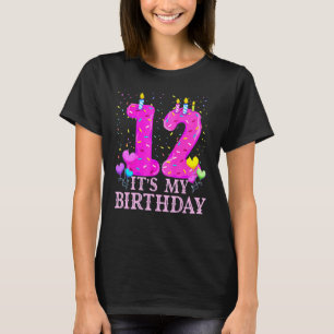 T-shirt C'est mon 12ème anniversaire de Donut Doux Joyeux 