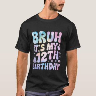 T-shirt C'est mon 12ème anniversaire Fille Garçon de 12 an