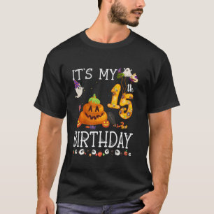 T-shirt C'Est Mon 15E Anniversaire Halloween Poop Annivers