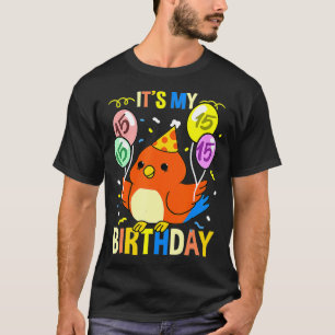 T-shirt C'est mon 15e perroquet d'anniversaire