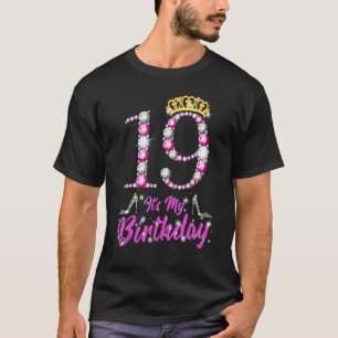T-shirt C'est mon 19e anniversaire Queen Tiara Chaussures 