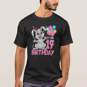 T-shirt C'est mon 19e anniversaire Rabbit 19e anniversaire