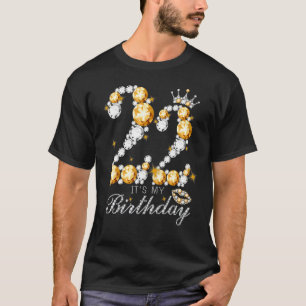 T-shirt C'est mon 22e anniversaire Reine 22 ans Chaussures