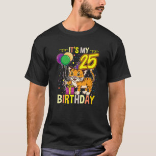 T-shirt C'Est Mon 25E Amoureux des animaux De Tigre Annive