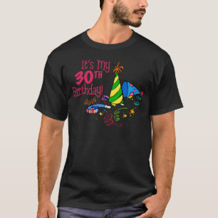 T-shirt C'est mon 30ème anniversaire (les casquettes de