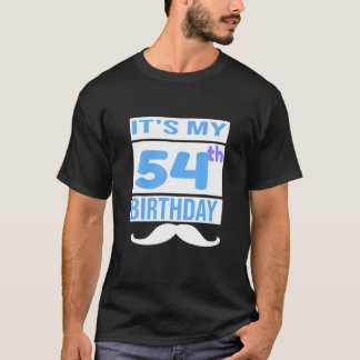 T-shirt C'est mon 54ème anniversaire