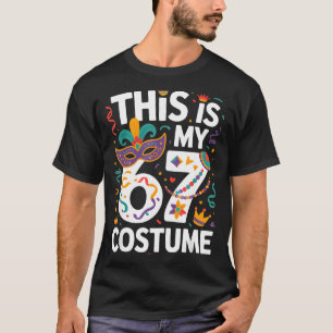 T-shirt C'est mon 67 Costume Purim Mardi Gras Carnaval Ma