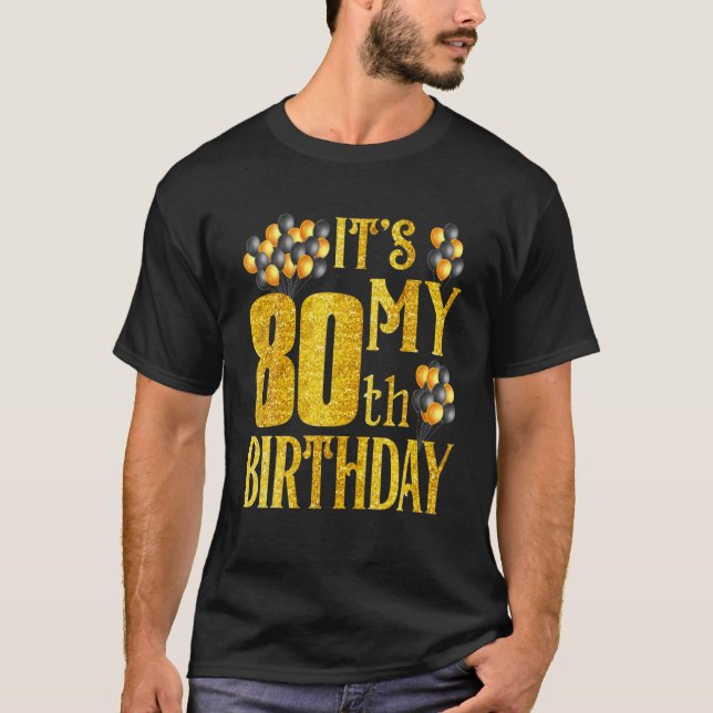T-shirt C'est mon 80e anniversaire Bonne Tee de 1942 pour  (Devant)