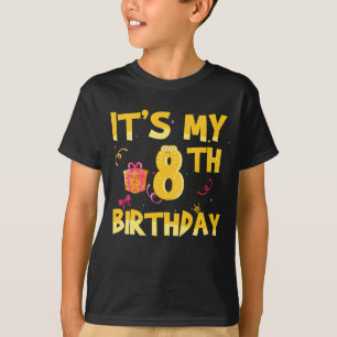 T-shirt C'est mon 8e anniversaire