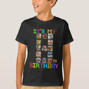 T-shirt C'est mon 8e anniversaire drôle italien Brainrot M