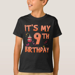 T-shirt C'est mon 9e anniversaire