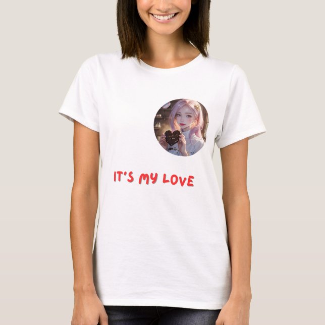 T-shirt C'est mon amour (Devant)