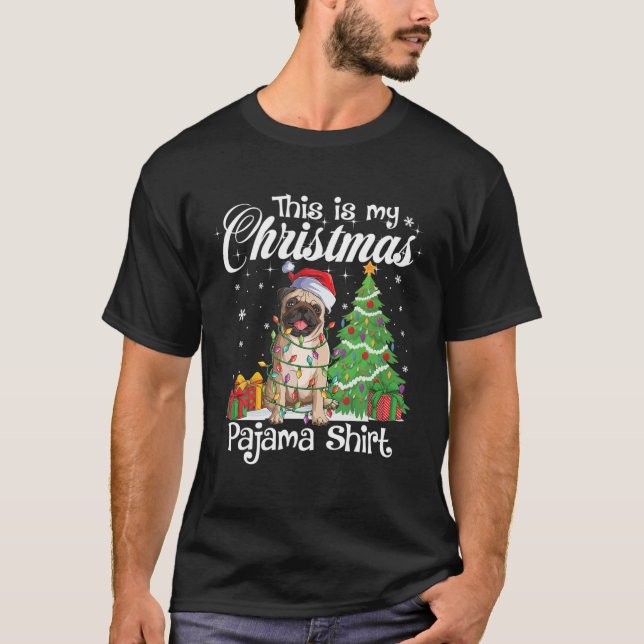 T-shirt C'Est Mon Amoureux des chiens De Carlin Amusant De (Devant)