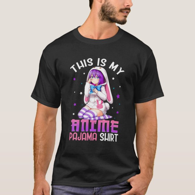 T-shirt C'Est Mon Anime Pajama Amusant Anime Lover Kawaii  (Devant)