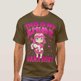 T-shirt C'Est Mon Anime Pajama Femmes Otaku Pajamas Fille