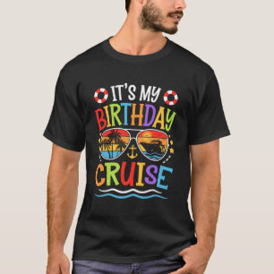 T-shirt C'est mon anniversaire Croisière Hommes Femmes Enf