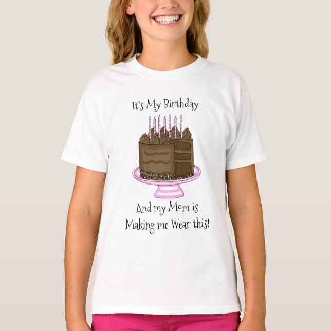 T-shirt C'est mon anniversaire | Funny Sarcastique (Devant)