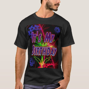 T-shirt C'est mon anniversaire, Neon Party