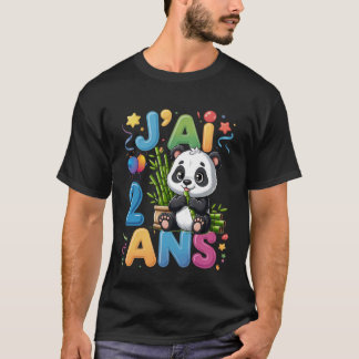 T-shirt C'est mon anniversaire Panda pour fête de filles