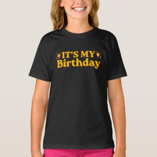 T-shirt C'est mon anniversaire rétro