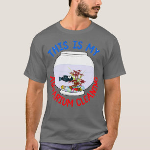 T-shirt c'est mon aquarium nettoyage 38