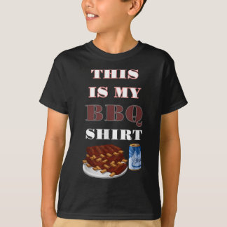 T-shirt C'Est Mon Bbq Bières Ribs Drôle Cadeau