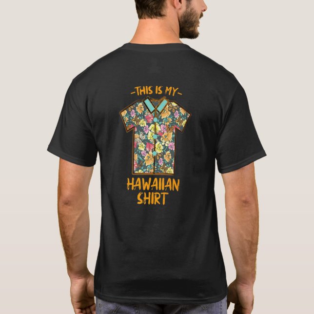 T-shirt C'Est Mon Bum De Plage Hawaiian Beach Été 69 (Dos)
