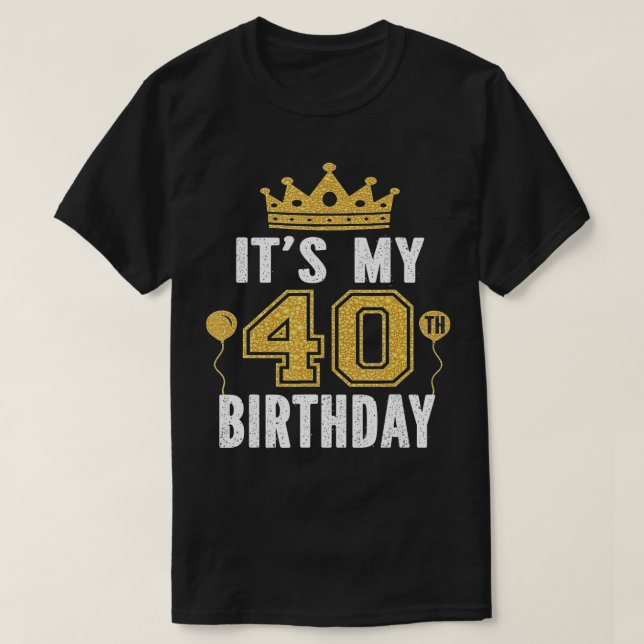 T-shirt C'est mon cadeau d'anniversaire de 40 ans Homme de (Design devant)