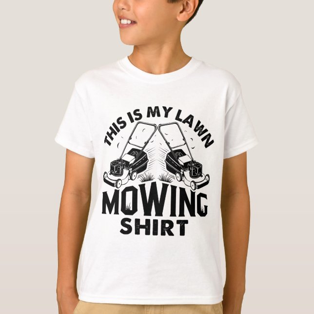 T-shirt C'Est Mon Cadeau De Moulin De Pelouse Drôle Mower (Devant)